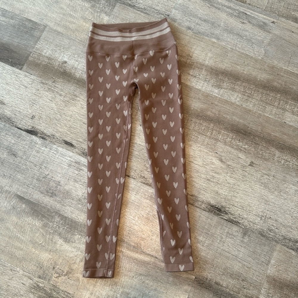 Spiritual, gangster leggings with hearts